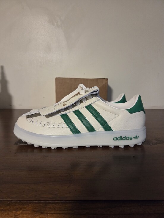 Adidas Originals Coursecup Spikeless Golf Shoes Chalk White Green Men\'s 10.5 New main image 8